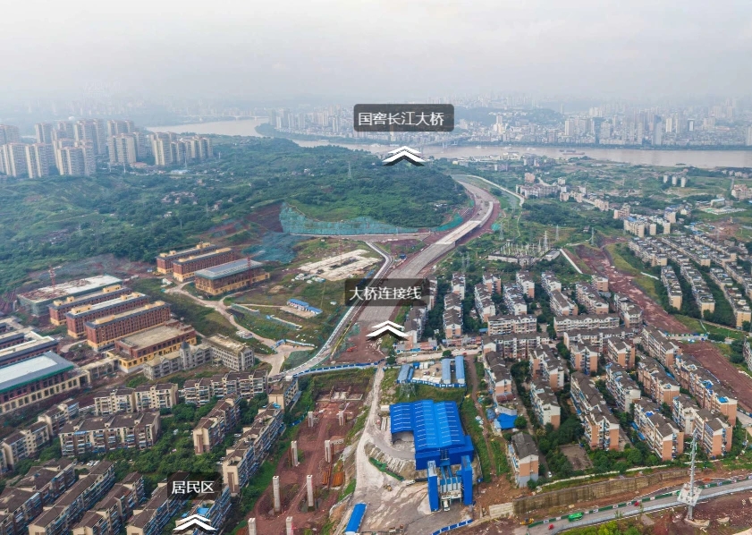 泸州长江二桥修成这样了，西连接线预计下月通车-2.jpg