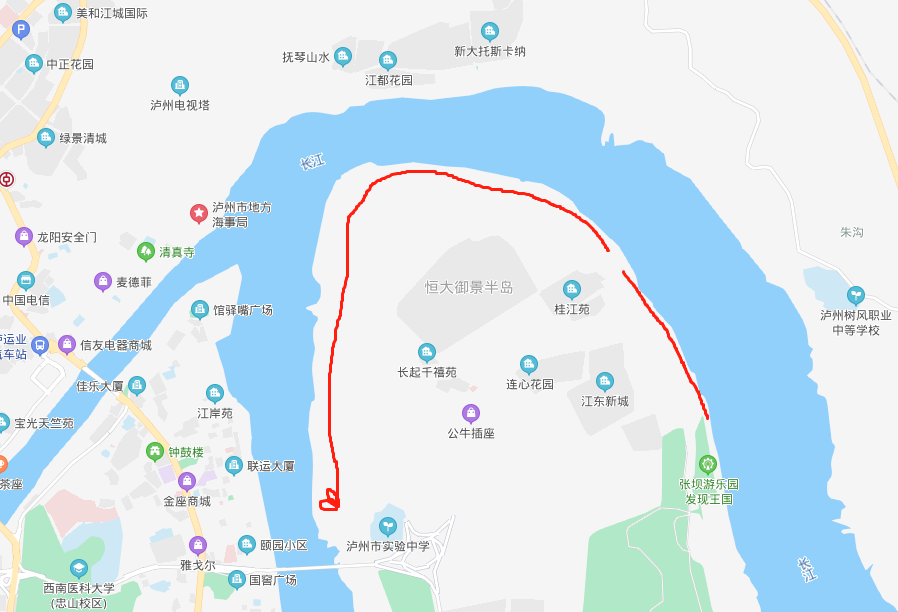 泸州茜草滨江路预计明年1月功能性通车，双向六车道-1.png