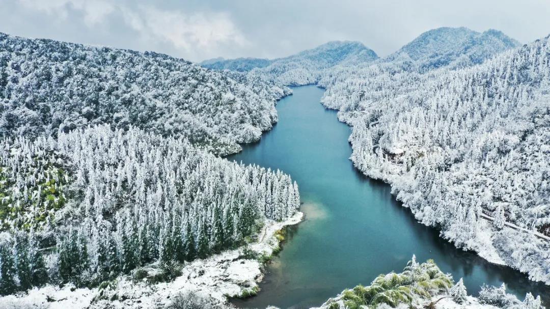 泸州红龙湖森林公园下雪了，多图实拍！-2.jpg