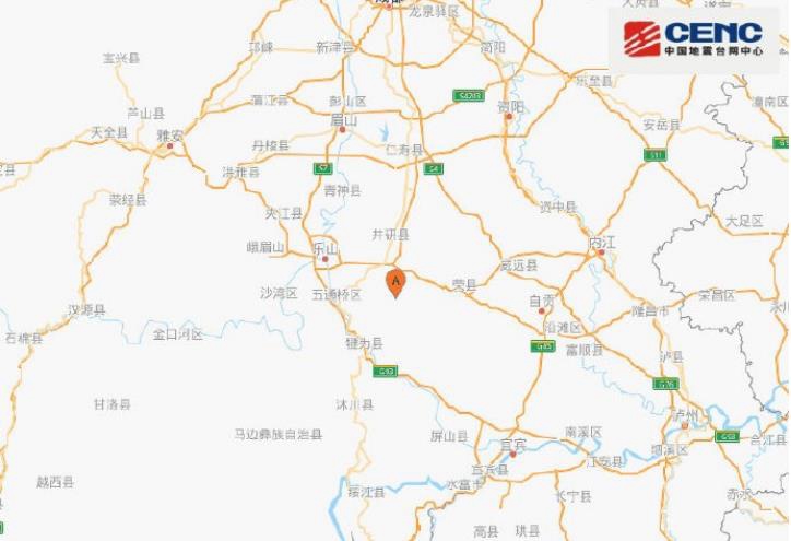 刚刚！乐山市犍为发生4.0级左右地震！-1.jpg