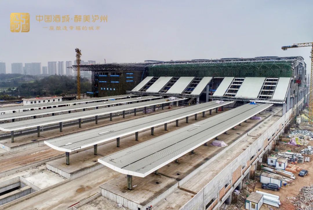 即将封顶丨快看，泸州高铁站建成这样了-2.jpg