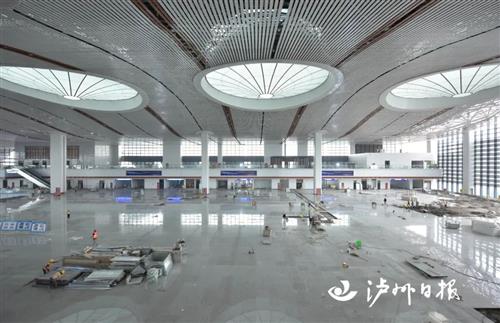 最新内部图片曝光！泸州高铁站装修工程即将完成！-5.jpg