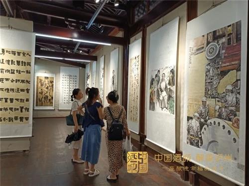 展出至27日！泸州市庆祝中国共产党成立100周年美术、书法、摄影联展开展-3.jpg
