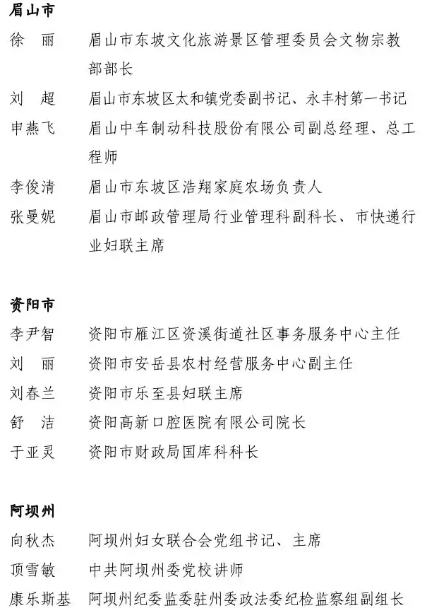 2022年度四川省三八红旗手标兵、四川省三八红旗手、四川省三八红旗集体名单来了-9.jpg